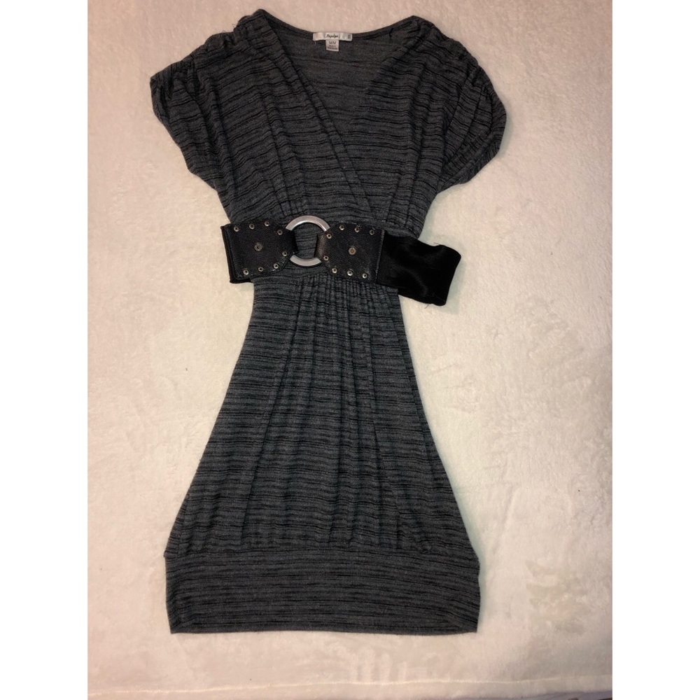 Black Mini Dress w Belt